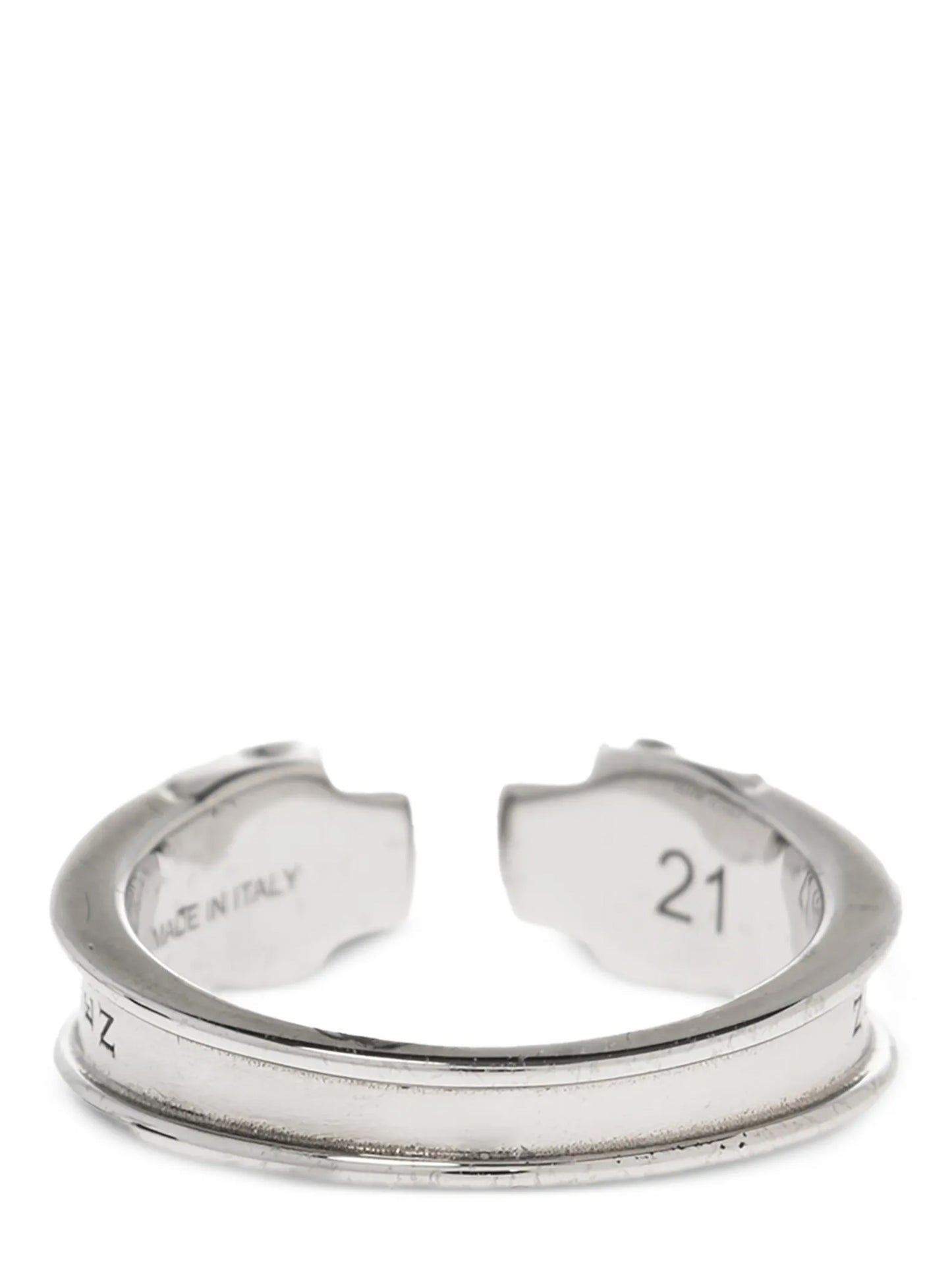 Alexander McQueen Silver Stainless Steel Ring