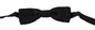 Dolce & Gabbana Black Polka Dots Silk Adjustable Neck Papillon Men Bow Tie