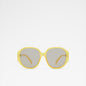 ALDO Yellow Polycarbonate Sunglasses