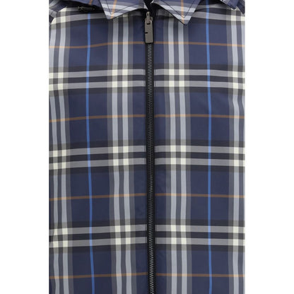 Burberry Blue Polyester Rain Coat