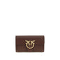PINKO Brown Calf Leather Bos Taurus Wallet