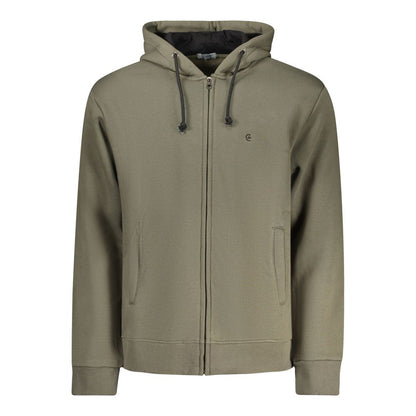 Coveri Moving Verde Cotton Men Sweatshirt