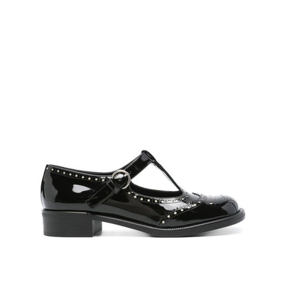 Miu Miu Black Calfskin Flats