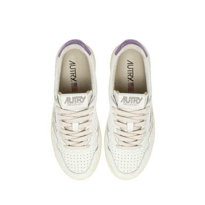 Autry White Leather Sneakers