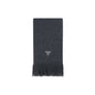 Prada Gray Cashmere Scarf