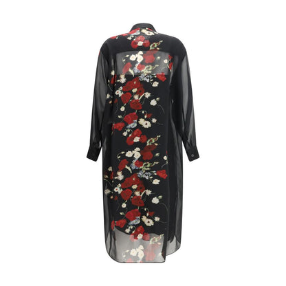Khaite Black Silk Casual Dress