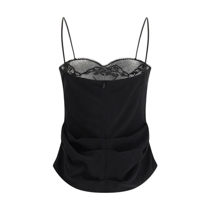 Magda Butrym Black Silk Blouse