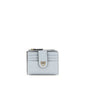PINKO Blue Calf Leather Bos Taurus Wallet
