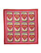 Dolce & Gabbana Pink DG Amore Print Neck Square Shawl 140cm x 140cm Scarf