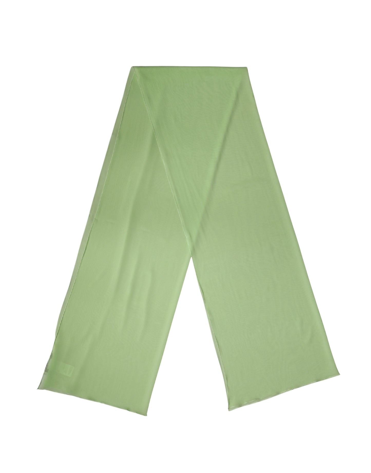 Dolce & Gabbana Light Green Silk Neck Wrap Shawl Stole 200cm x 64cm  Scarf