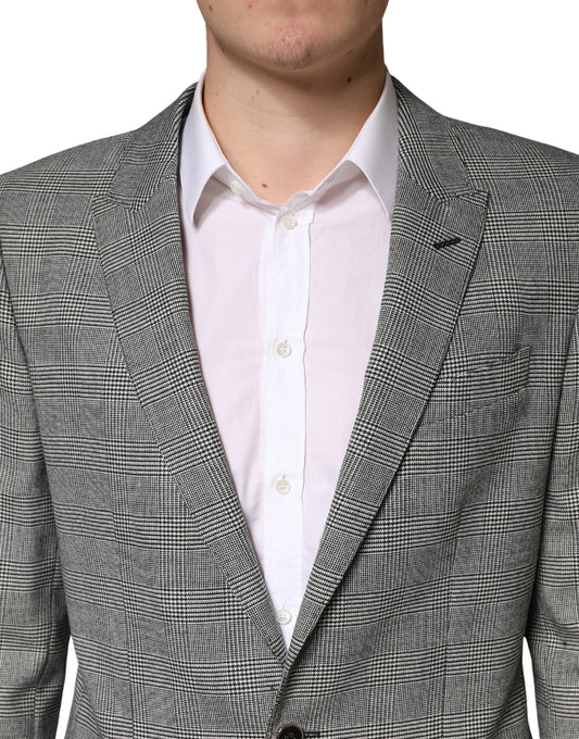 Dolce & Gabbana Gray MARTINI Single Breasted Formal 2PC Suit