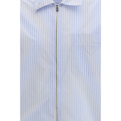 Prada Blue Polyamide Shirt