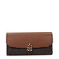 Michael Kors Brown Fabric Wallet
