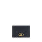 Ferragamo Black Calf Leather Bos Taurus Wallet