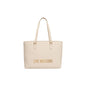 Love Moschino Beige Polyethylene Handbag