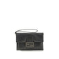 Fendi Black Lamb Ovis Aries Aries Clutch Bag