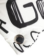 Dolce & Gabbana White Logo Print Whole Head Wrap Capello Hat