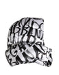 Dolce & Gabbana White Logo Print Whole Head Wrap Capello Hat