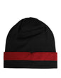 Dolce & Gabbana Black Cuffed "I'M THE ONLY PRINCE ROYAL" Beanie Hat