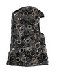 Dolce & Gabbana Black Wool Crystal Embellished Balaclava Hat