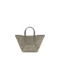 Brunello Cucinelli Brown Calf Leather Bos Taurus Shoulder Bag