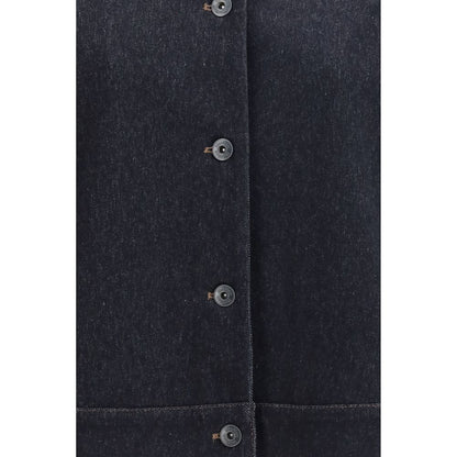 Max Mara Pure Blue Cotton Denim Jacket