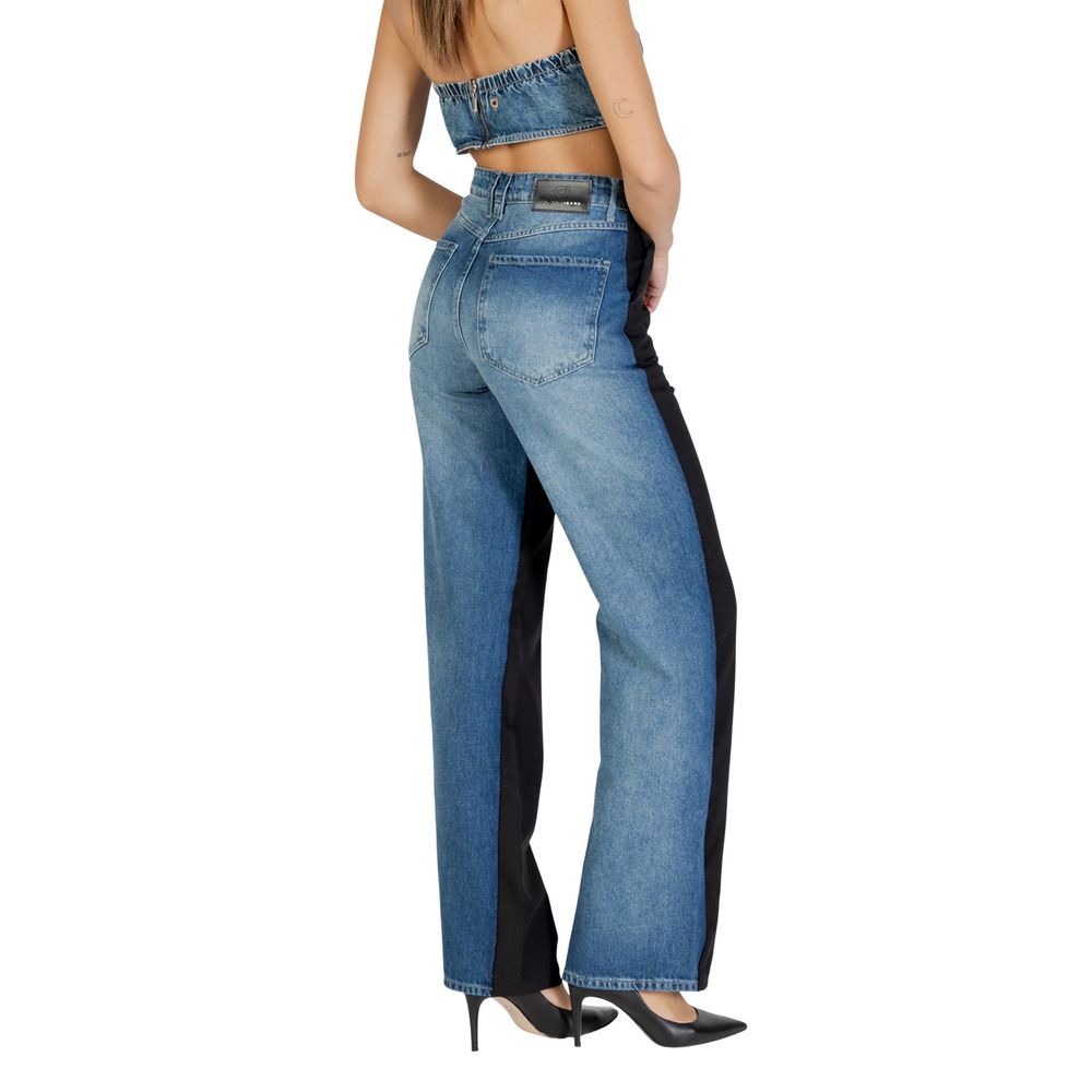 Colcci Black Polyester Mom Jeans