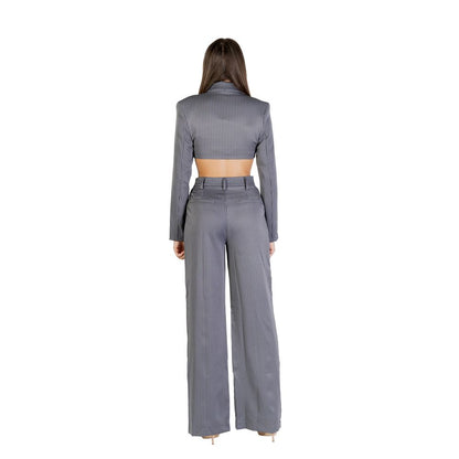 Colcci Gray Polyester Jumpsuit