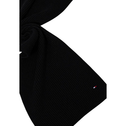 Tommy Hilfiger Black Cotton Beanie