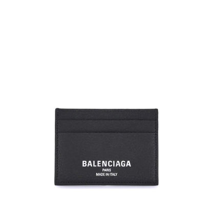 Balenciaga Black Lamb Ovis Aries Aries Wallet