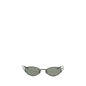 Alexander McQueen Black Metal Sunglasses