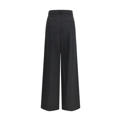 Max Mara Black Polyester Pants