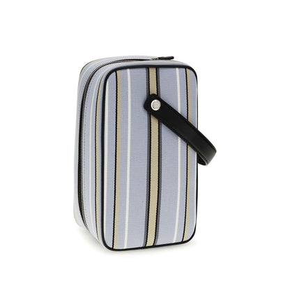 Blue Cotton Handbag