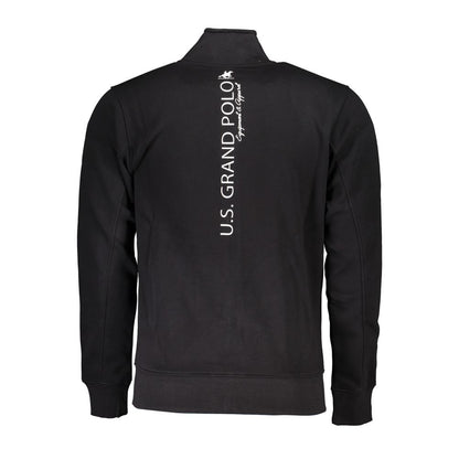 U.S. Grand Black Cotton Men's Sweatshirt