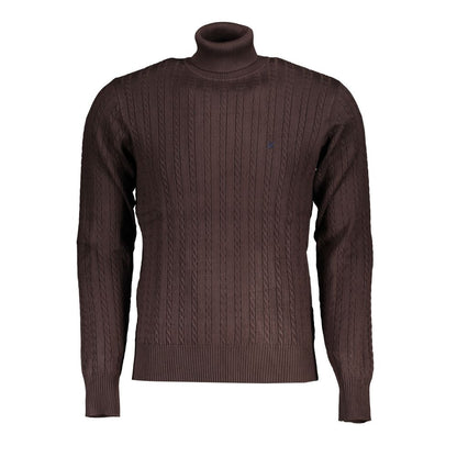 U.S. Grand Marrone Viscosa Uomo Maglia