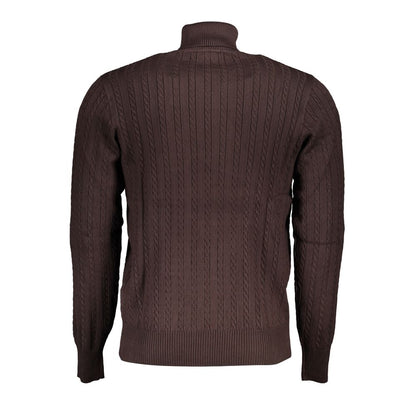 U.S. Grand Marrone Viscosa Uomo Maglia