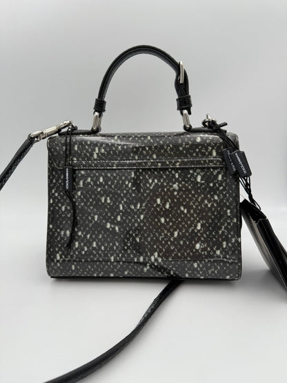 DOLCE & GABBANA Monica Python and Patent Handbag