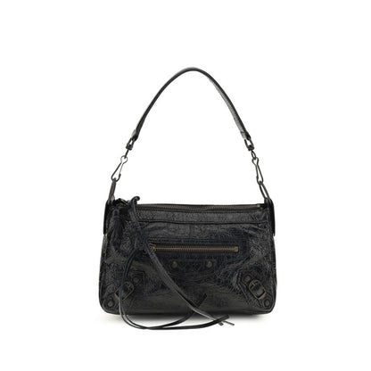 Balenciaga Black Lamb Ovis Aries Aries Handbag