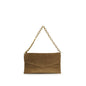 Gucci Brown Suede Leather Handbag