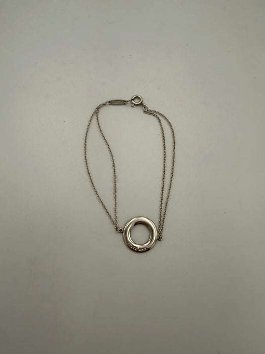 Tiffany & Co. TIFFANY & CO. Silver Bracelet with Double Chain