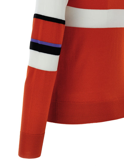 WALES BONNER Multicolor Wool Cardigan