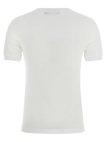Dolce & Gabbana White Cotton T-Shirt
