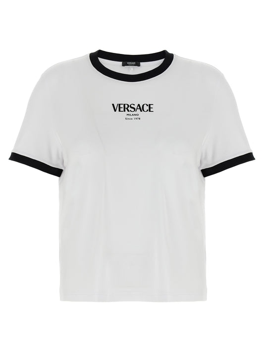 Versace Bicolor Viscose T-Shirt