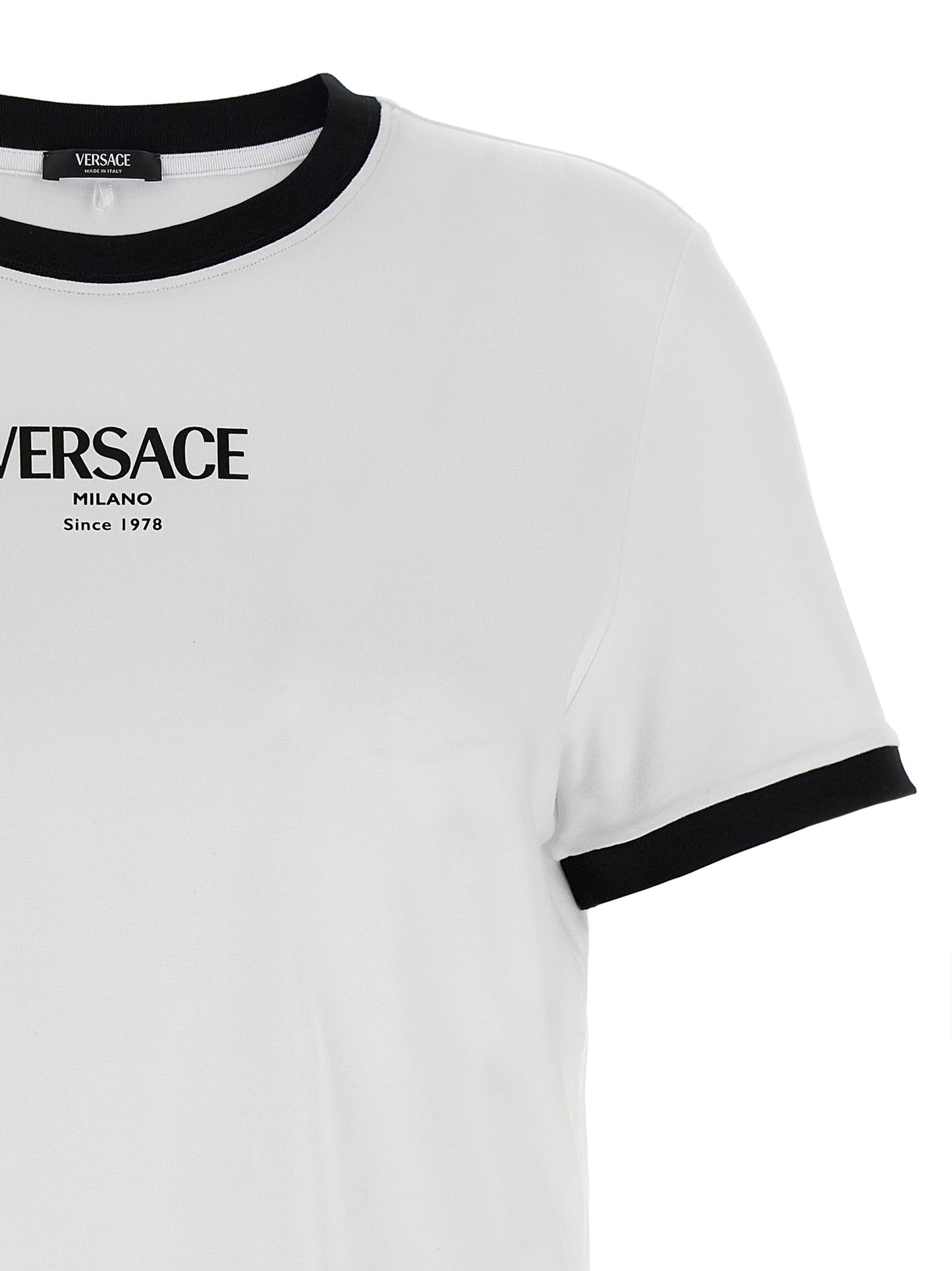 Versace Bicolor Viscose T-Shirt