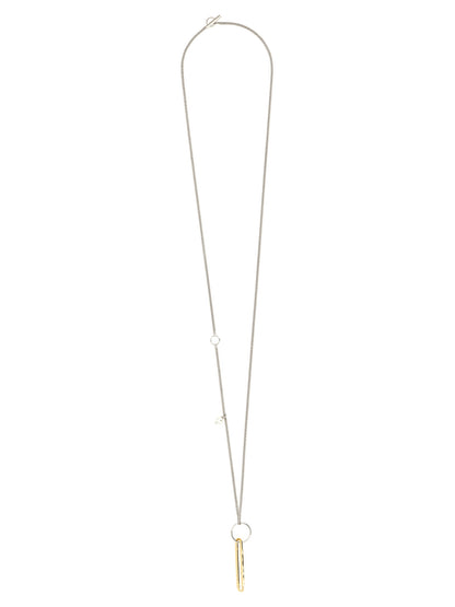 Jil Sander Gold Brass Necklace