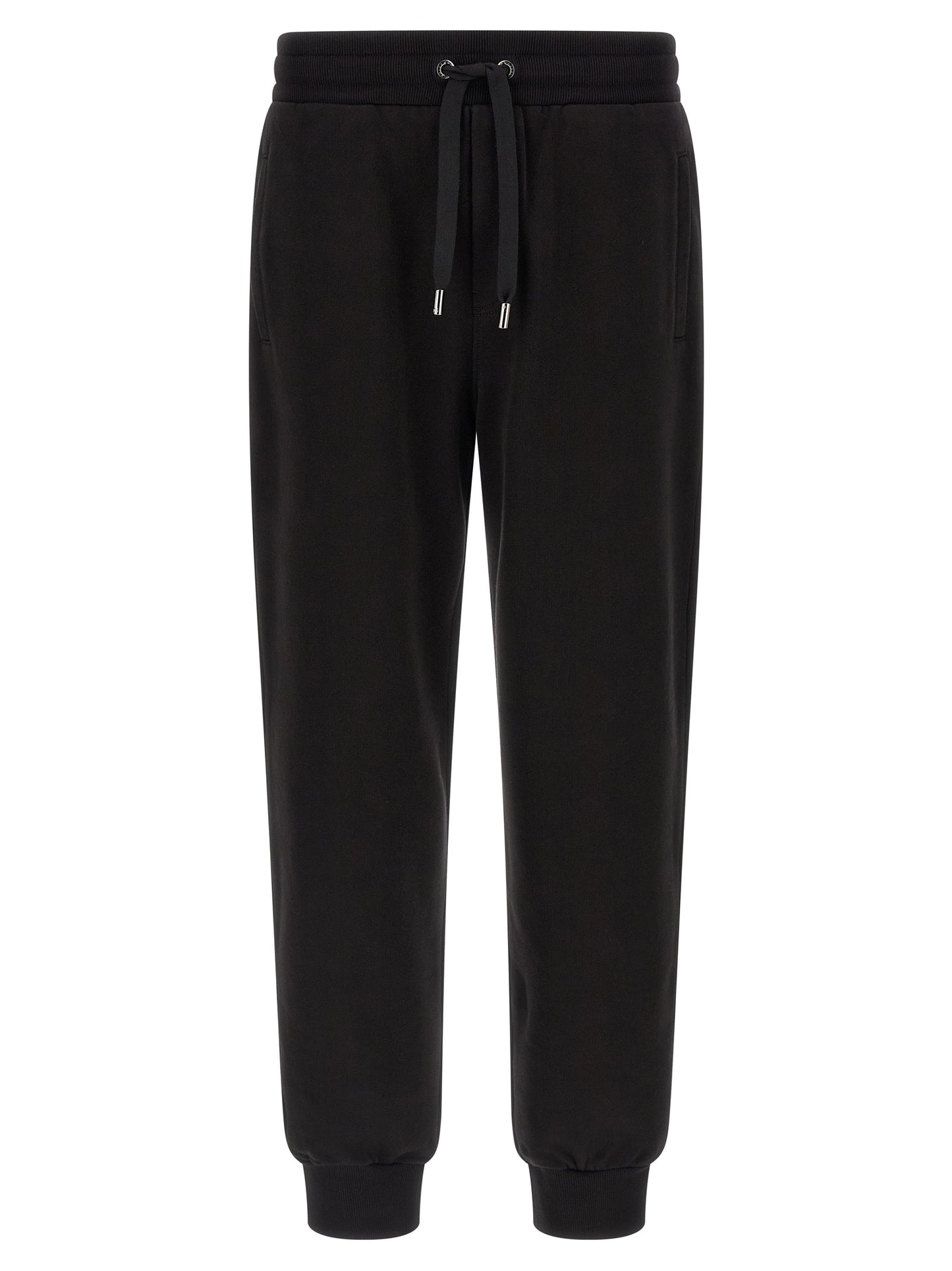 Dolce & Gabbana Black Cotton Joggers (Workout Pants)