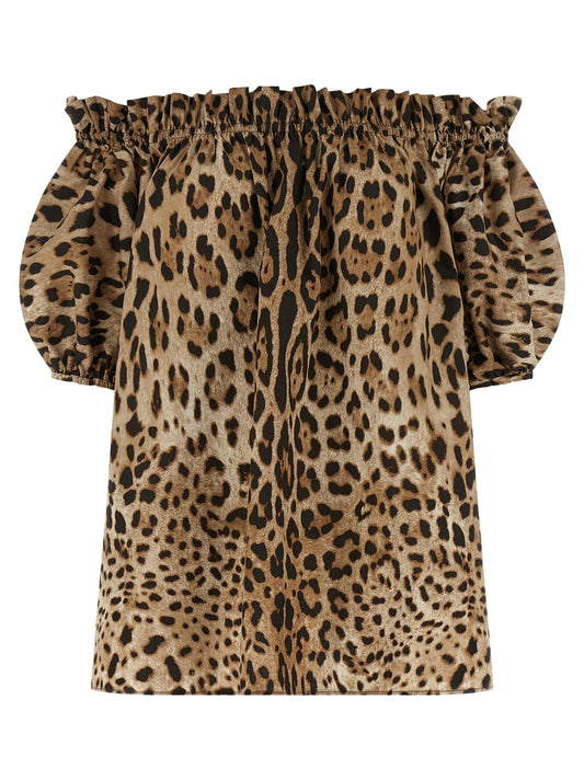 Dolce & Gabbana Brown Cotton Shirt