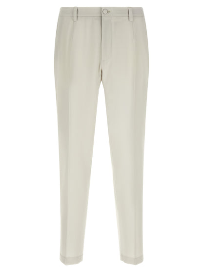 Dolce & Gabbana Beige Virgin Wool Dress Pants