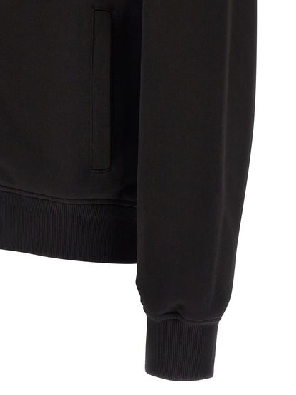 Black Cotton Sweatshirt