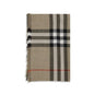 Burberry Beige Wool Oves Aries Scarf